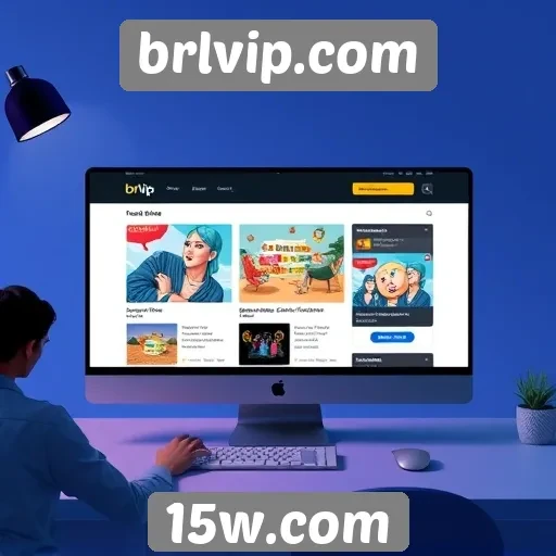 Experiência do usuário no site brlvip.com
